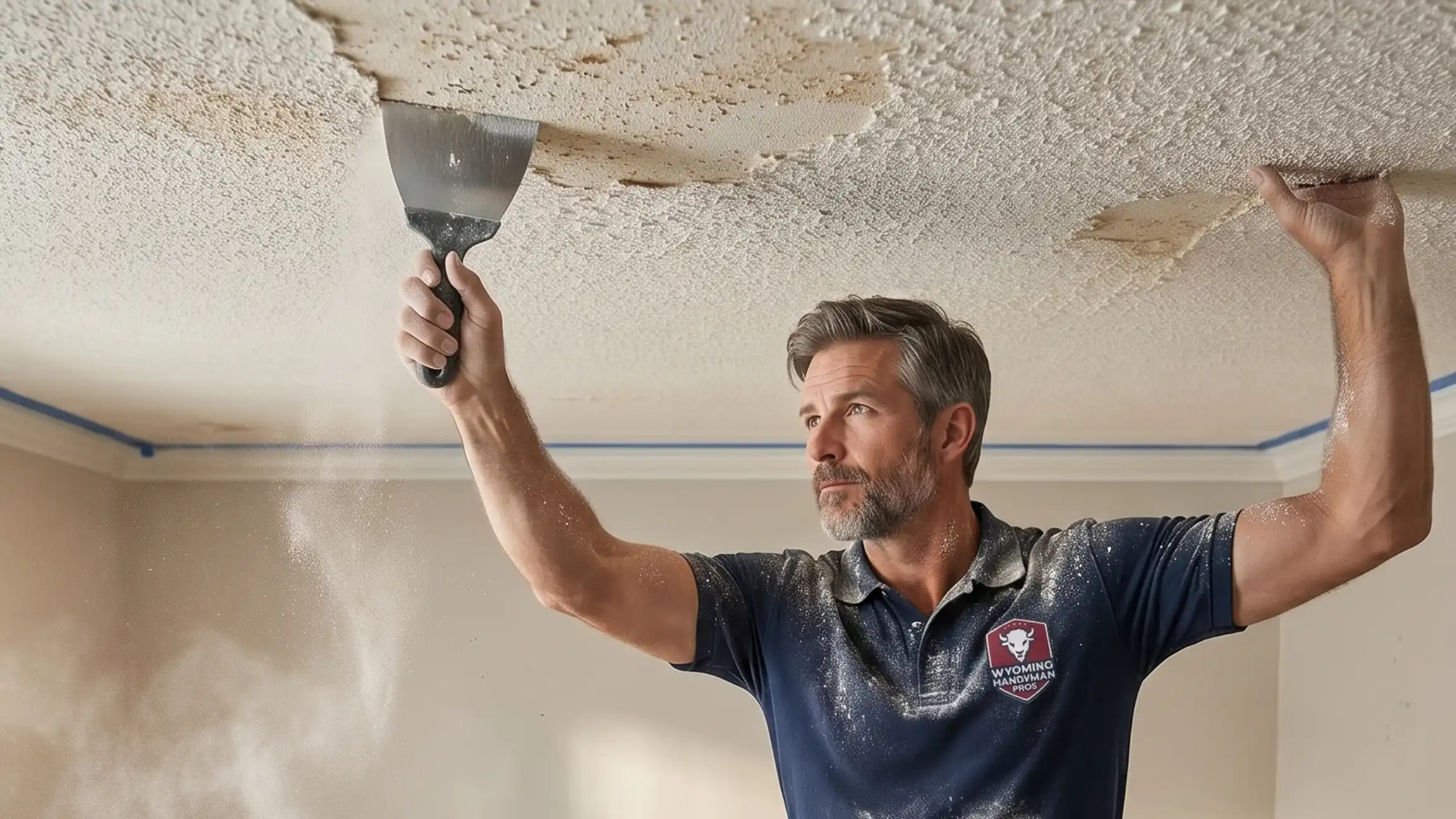 Drywall Popcorn Ceiling Repair